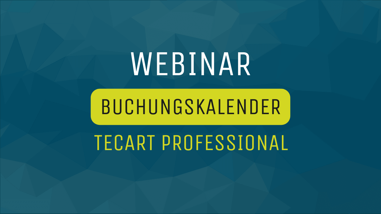 Webinar Buchungskalender